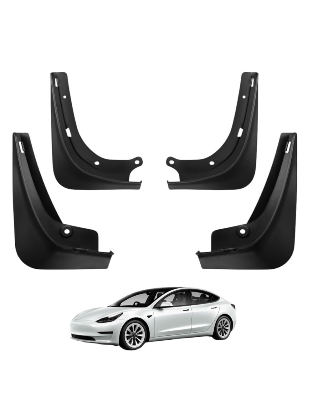 BASENOR Tesla Model 3 Mud Flaps (2017-2023)